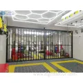 Antitheft Transparent Aluminum Polycarbonate Folding Door